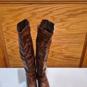 Brown Leather Boots